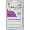 Labels|CLN File Folder Labels, Assorted Colors, 6 Labels/Sheet, 248 Sheets/Pack (CHL45200)