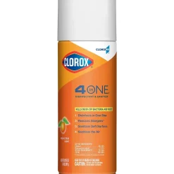 4 in One Disinfectant & Sanitizer, Citrus, 14 oz. Can (31043)<Clorox Best