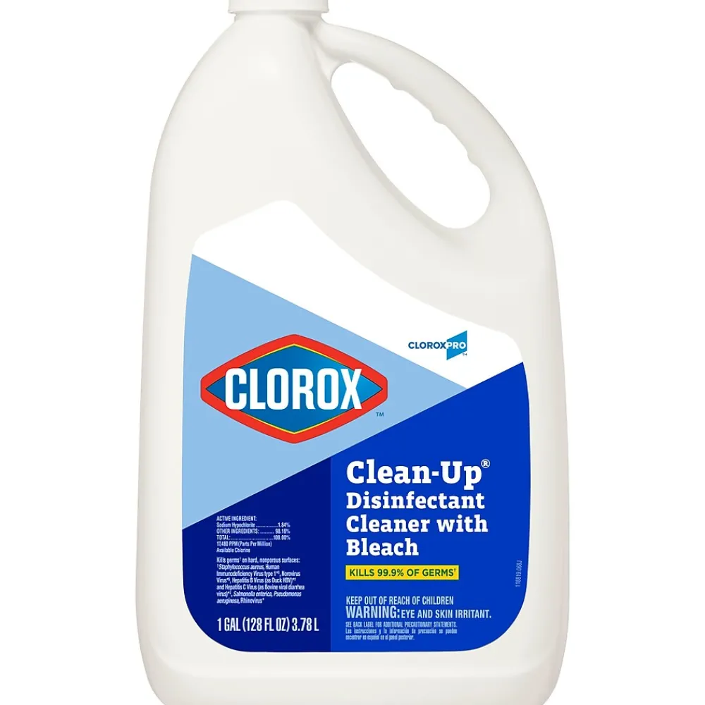 Clorox Clean-Up Disinfectant Cleaner with Bleach Refill, 128 oz. (35420)<CloroxPro New