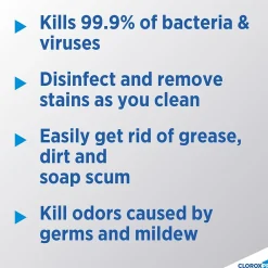 Clorox Clean-Up Disinfectant Cleaner with Bleach Refill, Unscented, 128 oz., 4/Carton (CLO 35420CT)<CloroxPro Outlet