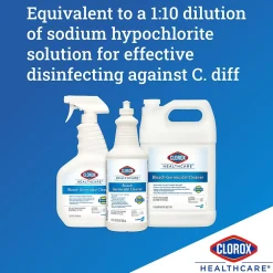 Bleach Germicidal Cleaner Refill, 128 oz., 4/Carton (68978)<Clorox Healthcare Best