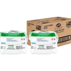 Disinfecting Wipes, 185 Wipes, 2/Carton (30827)<Clorox Healthcare Best