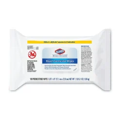 Disinfecting Wipes, 100 Wipes/Flat Pack, 6/Pack<Clorox Healthcare Hot