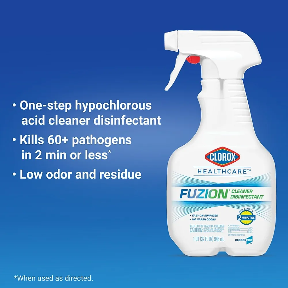 Fuzion Cleaner Disinfectant Spray, 32 fl. Oz. (31478)<Clorox Healthcare Outlet