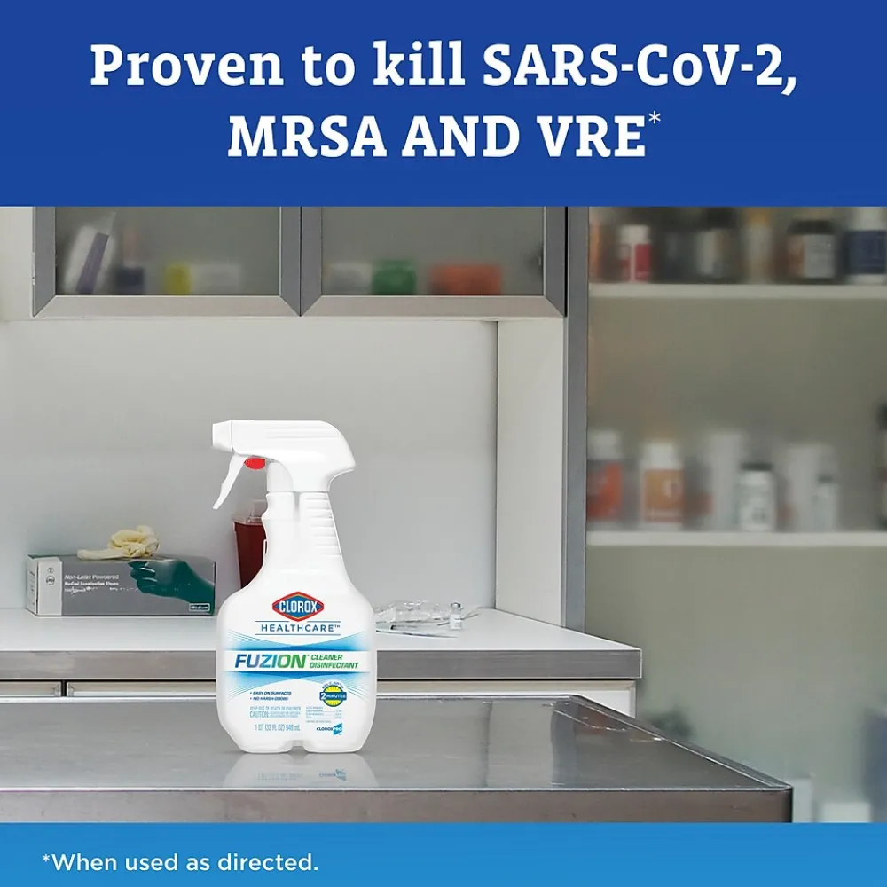 Fuzion Cleaner Disinfectant Spray, 32 fl. Oz. (31478)<Clorox Healthcare Outlet