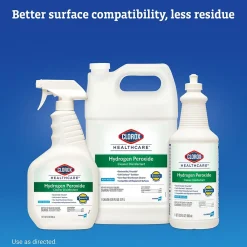 Hydrogen Peroxide Cleaner Disinfectant, 32 oz., 9/Carton (30828)<Clorox Healthcare Best