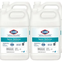 Spore Defense Cleaner Disinfectant, Closed System Refill Bottle, 128 Fl Oz, 4/Pack (32122)<Clorox Healthcare Sale