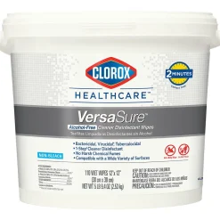 VersaSure Disinfectant Wipes, 110 Wipes/Bucket (31759)<Clorox Healthcare Online