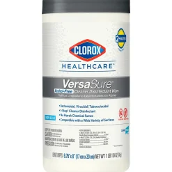 VersaSure Disinfectant Wipes, 85 Wipes/Canister (31757)<Clorox Healthcare Hot