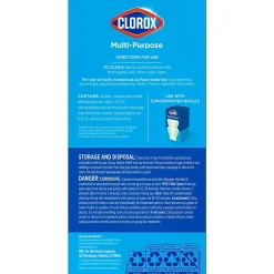 Multi-Purpose Cleaning Spray System Starter Kit, 1 Spray Bottle and 1 Refill, Crisp Lemon, 1.13 fl. oz. (60160)<Clorox Hot