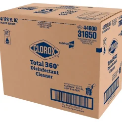 Total 360 Disinfectant Cleaner, 128 oz., 4/Carton (31650)<Clorox Clearance