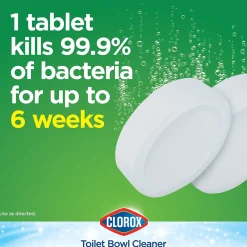 Ultra Clean Toilet Tablets Bleach, 3.5 oz. (CLO30024)<Clorox
