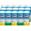 Value Pack Disinfecting Wipes, 35 Wipes/Canister, 3/Pack, 15/Carton (30112)<Clorox Online