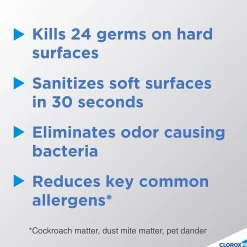 Pro 4 in One Disinfectant & Sanitizer, Lavender, 14 Ounces Each, Pack of 12 (32512)<Clorox Discount