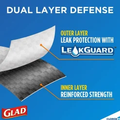 CloroxPro ForceFlex 13 Gallon Tall Kitchen Trash Bag, 23.75