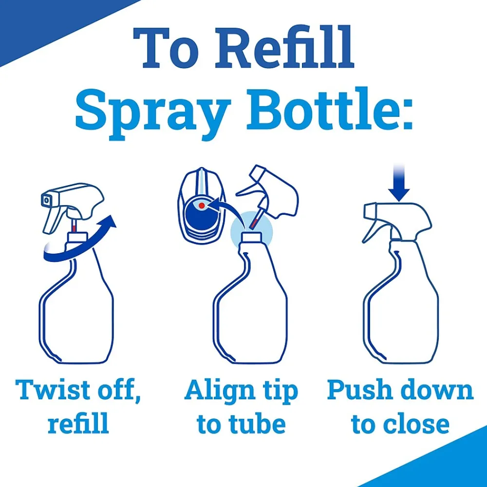 CloroxPro Disinfecting Instant Mold and Mildew Remover Spray, 32 Fluid Ounces, Pack of 9 (35600)<Tilex Outlet