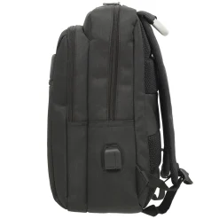 Club Rochelier Laptop Compatible Backpack, Large, Black (CRBP125-08)