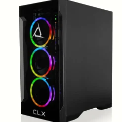 Discount CLX SET TGMSETRTU2B01BM Gaming Desktop Computer, AMD Ryzen 7 7700X, 32GB Memory, 1TGB SSD, 4TB HDD