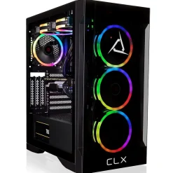 Online CLX SET TGMSETRTU3401BM Gaming Desktop Computer, Intel Core i7-13700KF, 32GB Memory, 1TB SSD, 4TB HDD