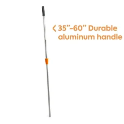 ™ 35"-60" Aluminum Wet Mop Extendable Handle, Microfiber Head (CW61073-CC)<Coastwide Professional