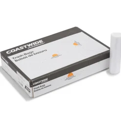 ™ 30 Gallon Trash Bag, 30" x 37", High Density, 8 mic, Natural, 500 Bags/Box (CW57407)<Coastwide Professional Discount