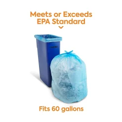 ™ 60 Gallon Trash Bag with 30% PCR, 38
