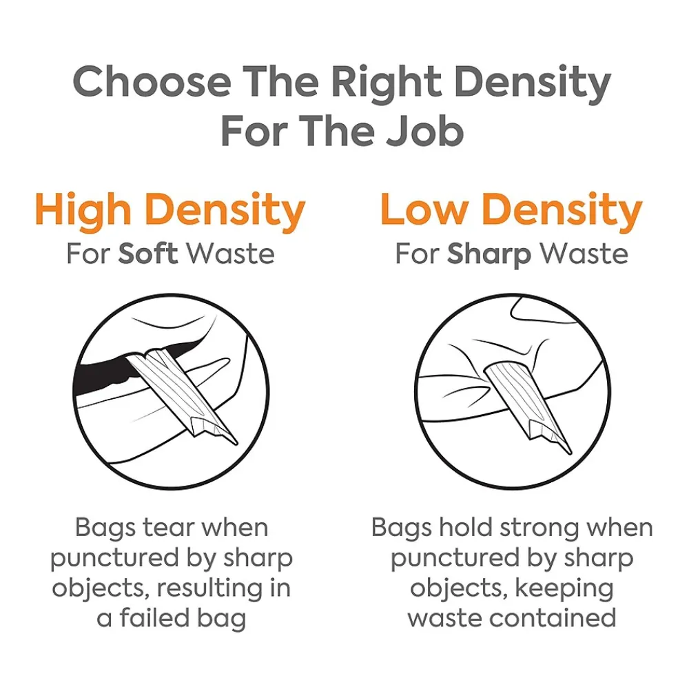 ™ 23 Gallon Trash Bag with 30% PCR, 28" x 45", Low Density, 0.8 mil, Black, 250 Bags/Box (CW62422)<Coastwide Professional Sale