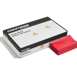 ™ 30-33 Gallon Biohazard Bags, Low Density, 1.3 Mil, Red, 150 Bags/Box (CW57395)<Coastwide Professional Best