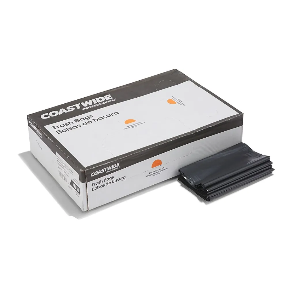 ™ 20-30 Gallon Trash Bag, 30" x 36", Low Density, 1.35 mil, Black, 150 Bags/Box (CW21761)<Coastwide Professional New