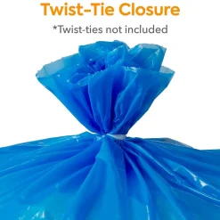 ™ 40-45 Gallon Biohazard Bag, Low Density, 1.3 mil, Blue, 150 Bags/Box (CW50712)<Coastwide Professional Hot