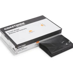 ™ 55-60 Gallon Trash Bag, 38" x 58", Low Density, 0.95 mil, Black, 100 Bags/Box (CW18188)<Coastwide Professional Clearance