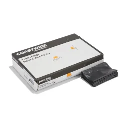 ™ 20-30 Gallon Trash Bag, 30" x 36", Low Density, 0.45 mil, Black, 250 Bags/Box (CW18182)<Coastwide Professional Best