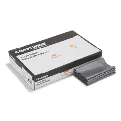 ™ 30-33 Gallon Trash Bag, 33" x 40", Low Density, 1.5 mil, Silver, 100 Bags/Box (CW18186)<Coastwide Professional New