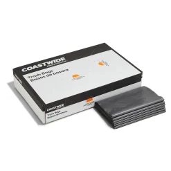 ™ 40-45 Gallon Trash Bag, 39" x 47", Low Density, 1.7 mil, Silver, 50 Bags/Box (CW18189)<Coastwide Professional Hot