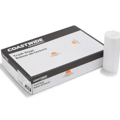 ™ 30-33 Gallon Trash Bag, 33" x 40", High Density, 16 mic, Natural, 250 Bags/Box (CW18200)<Coastwide Professional Outlet