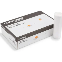 ™ 55-60 Gallon Trash Bag, 38" x 60", High Density, 16 mic, Natural, 200 Bags/Box (CW18202)<Coastwide Professional Outlet