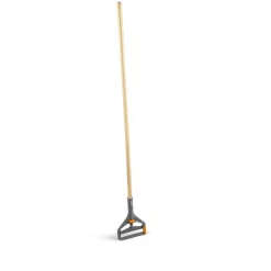 ™ 60" Side Gate Wood Wet Mop Handle, Plastic Head (CW61061-CC)<Coastwide Professional Discount