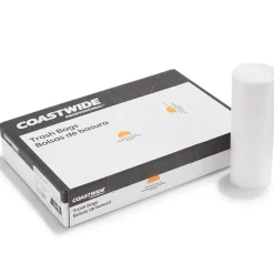 ™ AccuFit 55 Gallon Trash Bag, 40" x 53", Low Density, 1.3 mil, Clear, 100 Bags/Box (CW25527)<Coastwide Professional Sale