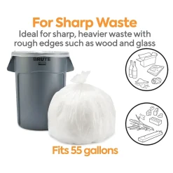 ™ AccuFit 55 Gallon Trash Bag, 40