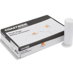 ™ AccuFit 32 Gallon Trash Bag, 33" x 44", Low Density, 0.9 mil, Clear, 100 Bags/Box (CW57401)<Coastwide Professional New