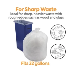™ AccuFit 32 Gallon Trash Bag, 33