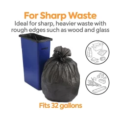 ™ AccuFit 32 Gallon Trash Bag, 33