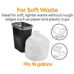 ™ AccuFit 16 Gallon Trash Bag, 24