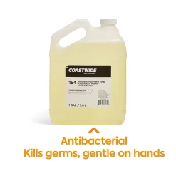 Antibacterial Liquid Hand Soap Refill, 1 Gal., 4/Carton (CW153RU01-ACT)<Coastwide Professional Online