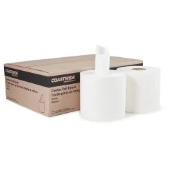 Coastwide Professional ™ Centerpull Paper Towel, 2-Ply, White, 660 Sheets/Roll, 6 Rolls/Carton (CW26115)
