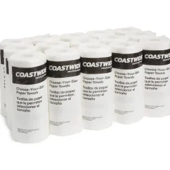 Coastwide Professional Choose-Your-Size Kitchen Rolls Paper Towel, 2-Ply, White, 128 Sheets/Roll, 15 Rolls/Carton (CW21809)