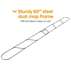 ™ Dust Mop Frame, 60" x 5", Black (CW56767)<Coastwide Professional Sale