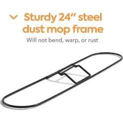 ™ Dust Mop Frame, 24" x 5", Black (CW56764)<Coastwide Professional Sale