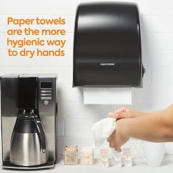 Coastwide Professional ™ Hardwound Paper Towels, 1-Ply, 350 ft./Roll, 12 Rolls/Carton (CW21813)