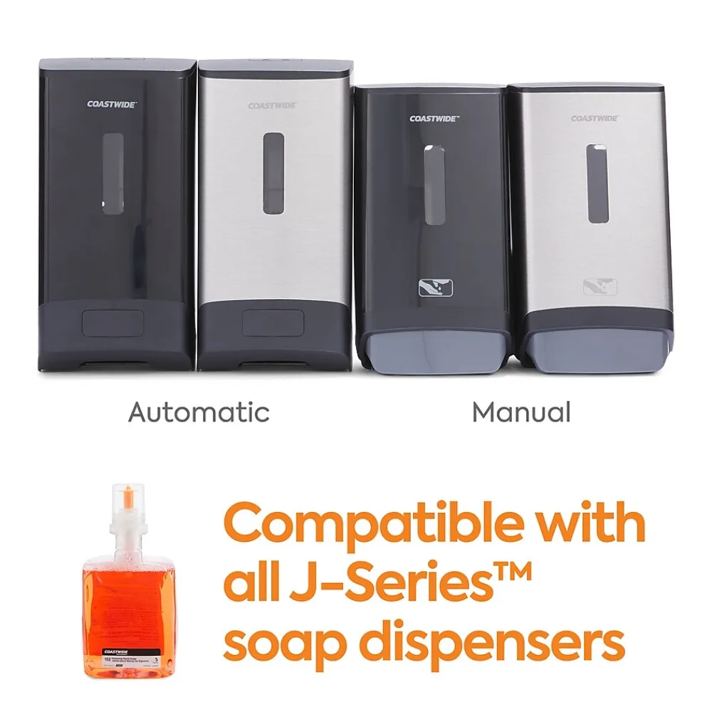 J-Series Foaming Hand Soap, Tropical, 1200 mL, 2/Carton (CWJSR-TRO)<Coastwide Professional Discount